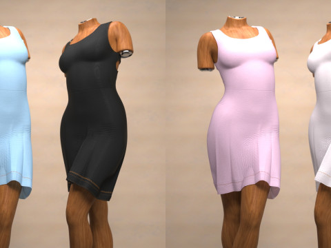 Robe sportive pour Genesis 9 dForce Modèle 3D