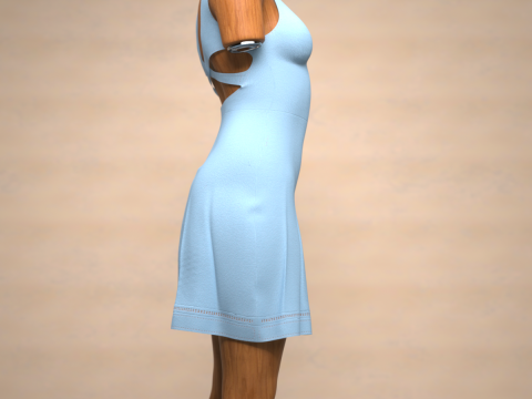 Robe sportive pour Genesis 9 dForce Modèle 3D