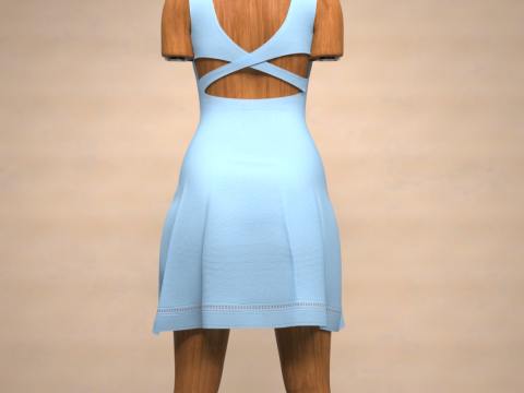 Robe sportive pour Genesis 9 dForce Modèle 3D