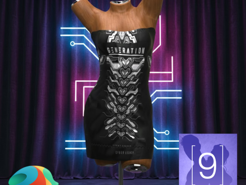 Pacchetto Saint Dress per Genesis 9 Modello 3D