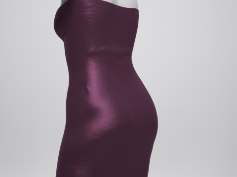 Saint Dress for Genesis 9 Bundle 3D Model