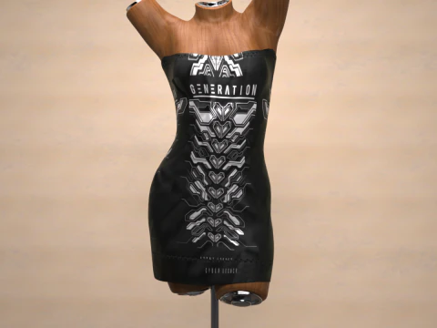 Saint Dress for Genesis 9 Bundle 3D Model