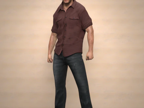 Thom Character for Genesis 9 Male 3D Model