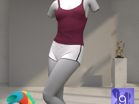 창세기 9용 편안한 키트 3D 모델