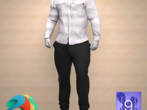 Abito da giorno facile per Genesis 9 dForce Modello 3D