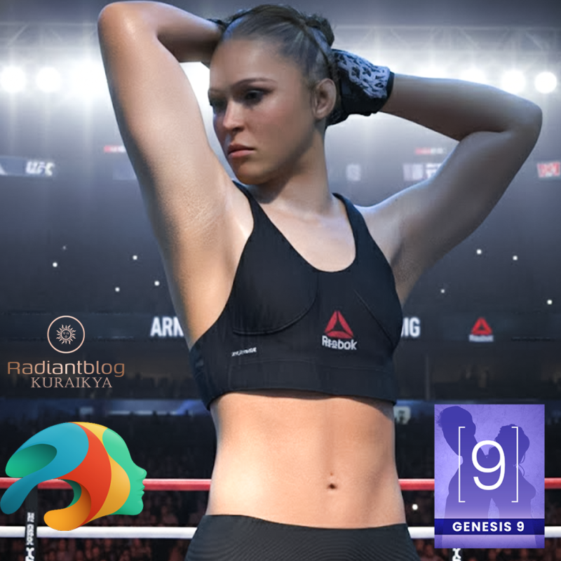 Rana for Genesis 9 3D Model .c4d .max .obj .3ds .fbx .stl .blend 