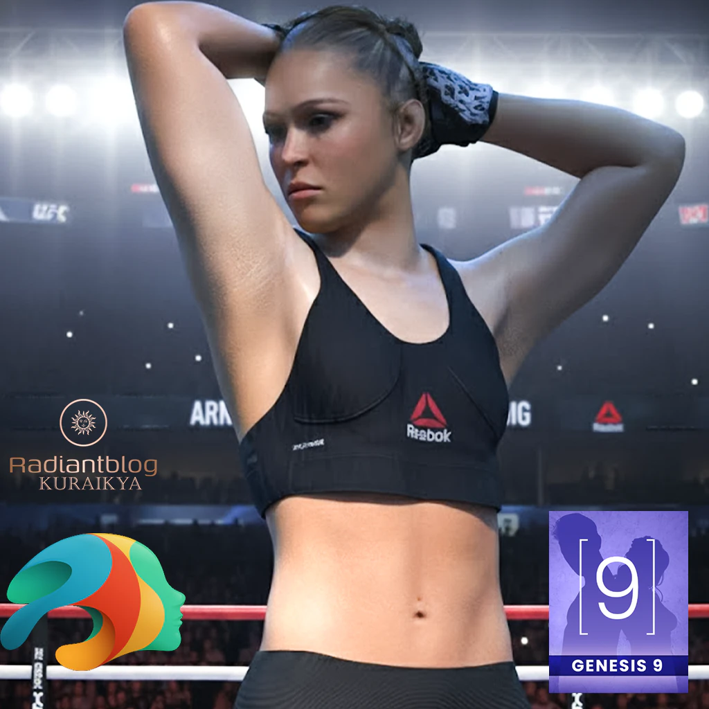 Rana for Genesis 9 3D Model .c4d .max .obj .3ds .fbx .stl .blend