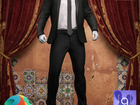 Traje de fiesta para G&eacute;nesis 9 Modelo 3D