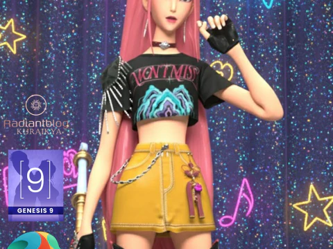 उत्पत्ति 9 के लिए मिर्जाना 3D मॉडल