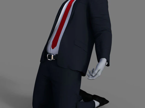 Las Almas Cartel Banker Outfit for Genesis 8 Male 3D Model