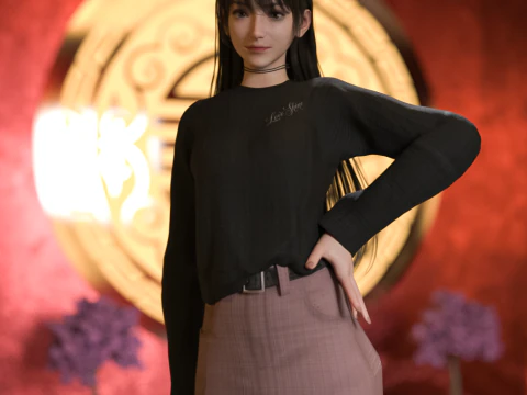 Kira for Genesis 9 3D Model