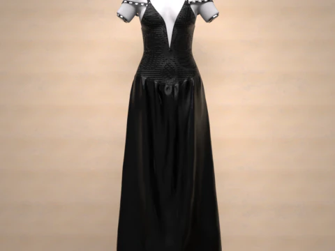 Cold Shoulder Outfit for Genesis 9 3D Model
