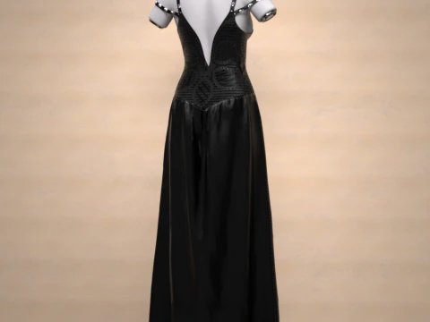 Cold Shoulder Outfit for Genesis 9 3D Model