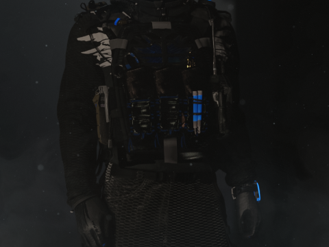 Nemesis Outfit for Genesis 9 3D Model