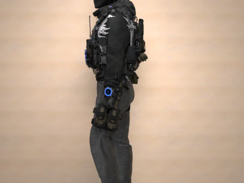 Nemesis Outfit for Genesis 9 3D Model