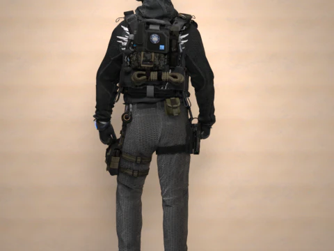 Nemesis Outfit for Genesis 9 3D Model