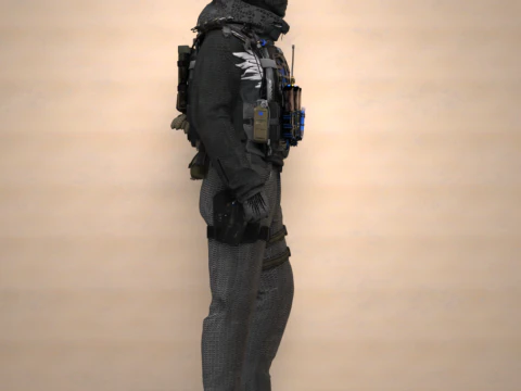 Nemesis Outfit for Genesis 9 3D Model