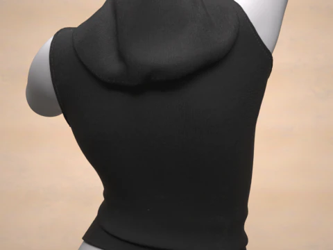 Genesis 9 i&ccedil;in Dosyalar Kolsuz Kap&uuml;şonlu &Uuml;st 3D Model