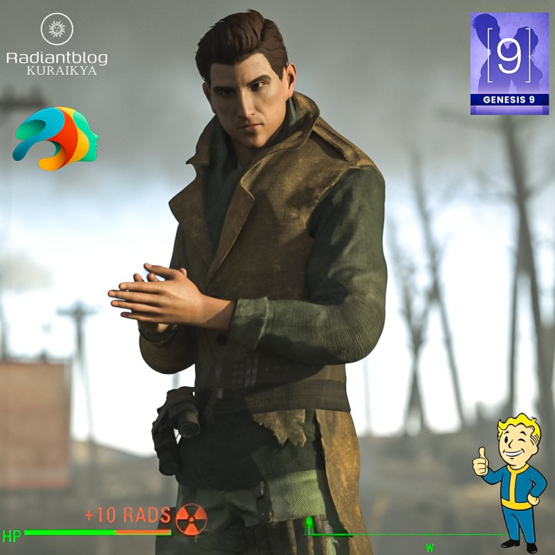 MacReady for Genesis 9 3D Model .c4d .max .obj .3ds .fbx .stl .blend 