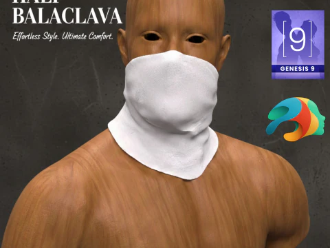 Half Balaclava G9 3D Model