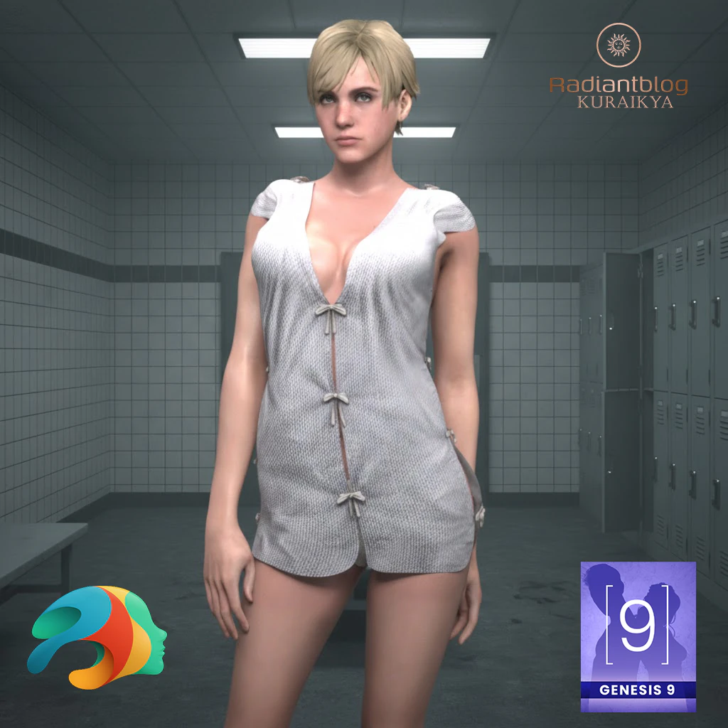 Sherish for Genesis 9 3D Model .c4d .max .obj .3ds .fbx .stl .blend 