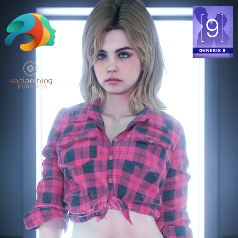 Bex for Genesis 9 3D Model .c4d .max .obj .3ds .fbx .stl .blend 