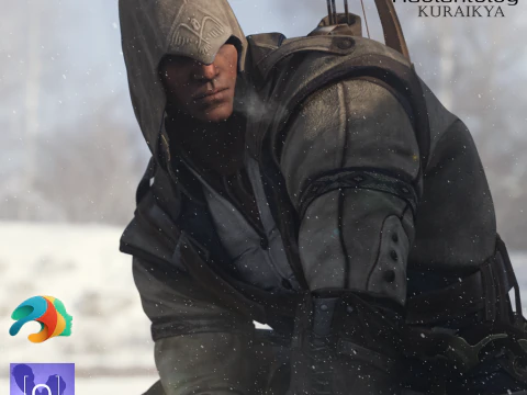 Spirit Walker voor Genesis 9 3D Model