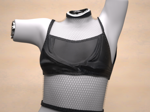 Base Net Shirt for Genesis 9 3D Model
