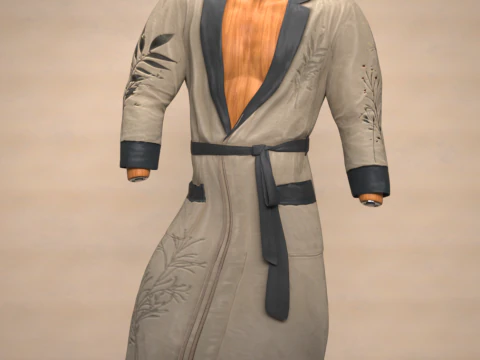 Dressing Gown for Genesis 9 3D Model