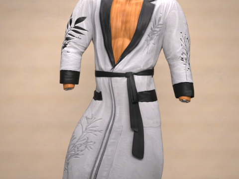 Dressing Gown for Genesis 9 3D Model