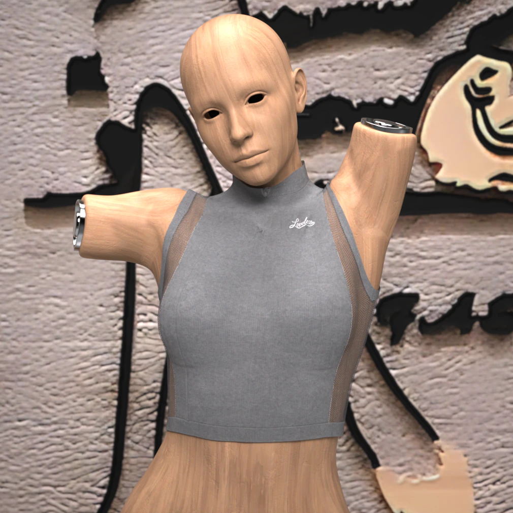 Ribbed Mockneck for Genesis 9 3D Model .c4d .max .obj .3ds .fbx .stl .blend