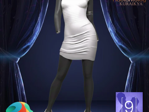 Vestito Sara per Genesis 9 Modello 3D