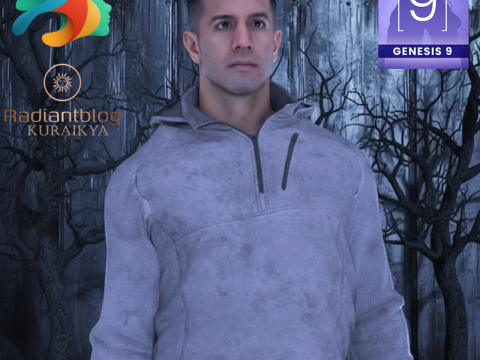 Mexican Major HD for Genesis 9 3D Model