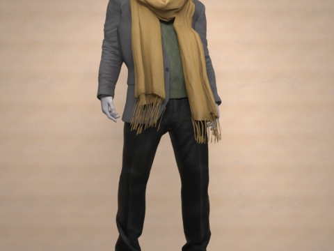 Autumn Menswear for Genesis 9 3D Model