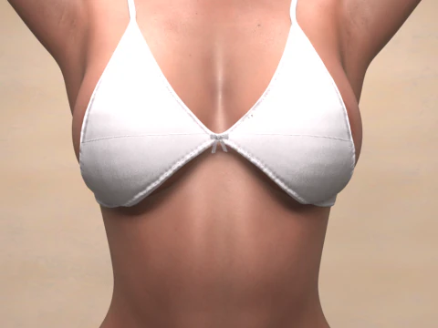 Linear Bralette for Genesis 9 3D Model