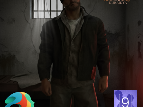 Gulag Prisoner for Genesis 9 3D Model