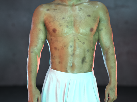 Gulag Prisoner for Genesis 9 3D Model