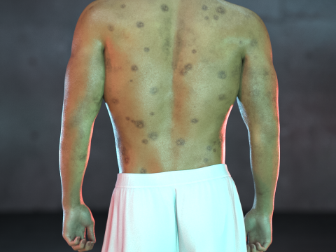 Gulag Prisoner for Genesis 9 3D Model