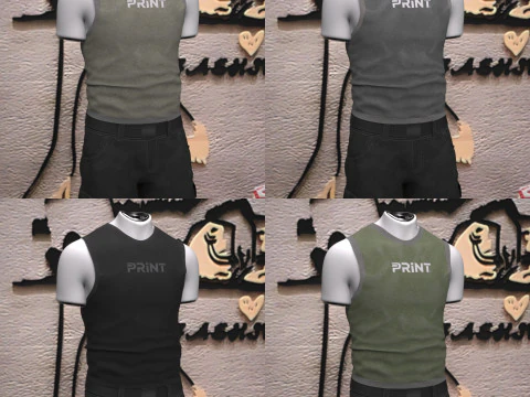 Base Tanktop for Genesis 9 3D Model