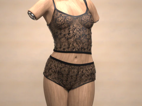 Lace Dream Set for Genesis 9 3D Model