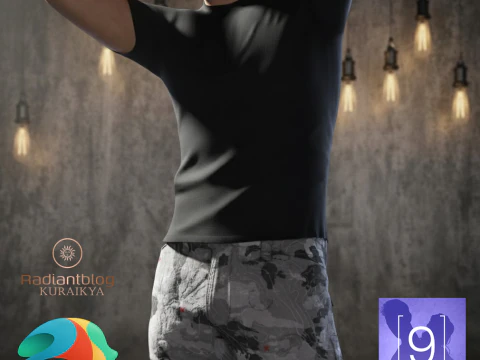 Camisa ligera para G&eacute;nesis 9 Modelo 3D