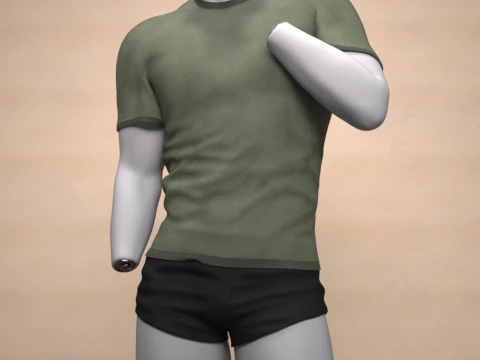 Leightweight Shirt for Genesis 9 3D Model
