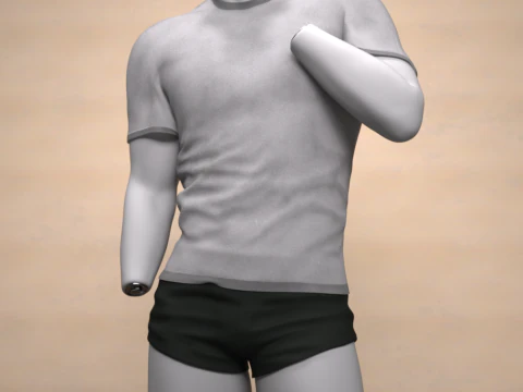 Leightweight Shirt for Genesis 9 3D Model