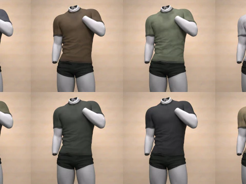Leightweight Shirt for Genesis 9 3D Model