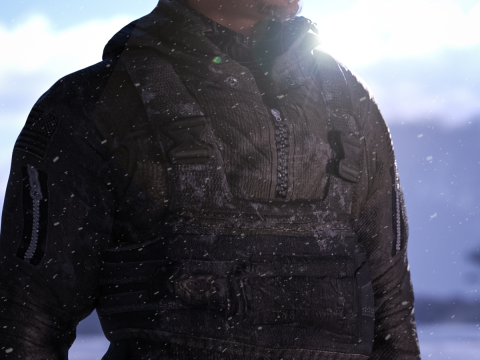 Genesis 9 i&ccedil;in Delta Operat&ouml;r HD 3D Model