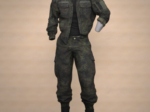 Genesis 9 i&ccedil;in &Ouml;zensiz &Uuml;niforma 3D Model