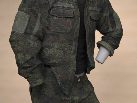 Genesis 9 i&ccedil;in &Ouml;zensiz &Uuml;niforma 3D Model