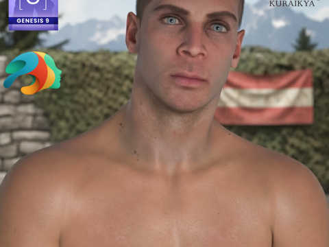 Austrian King HD for Genesis 9 3D Model