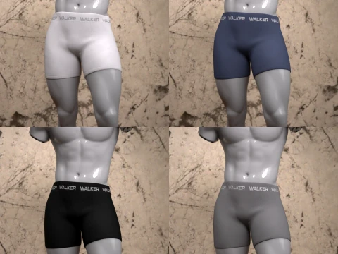 Walker Boxershort for Genesis 9 3D Model