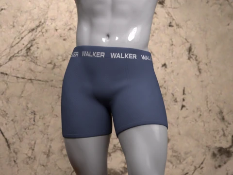 Walker Boxershort for Genesis 9 3D Model